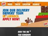 Burger King Cyprus Website Screenshot