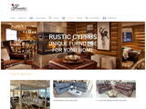 Rustic Furniture Website Screenshot