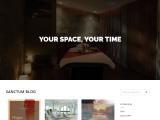 Sanctum Spa & Fitness Website Screenshot