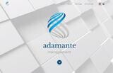 Adamante Management Website Screenshot