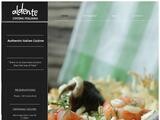 Aldente Cucina Italiana Website Screenshot