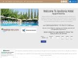 Apollonia Hotel Apartments Website Screenshot