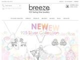 Breeze Jewellery Website Screenshot