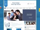 Casa College Website Screenshot