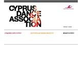Cyprus Dance Association Website Screenshot