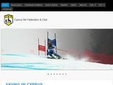 CYPRUS SKI CLUB Website Screenshot