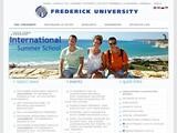 Frederick University Cyprus Website Screenshot