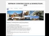 Kypros Demolition Website Screenshot