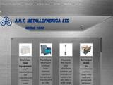ANT Metallofabrica Website Screenshot