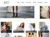 Must Boutique Website Screenshot