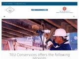 Teu Conservices Prefabricated Buildings Website Screenshot