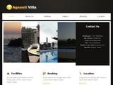 Villa Agnanti Website Screenshot