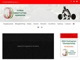 CYPRUS WEIGHTLIFTING FEDERATION Website Screenshot
