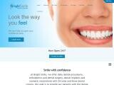 Bright Smile Dental Center Website Screenshot