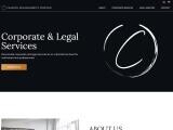 Caspian Management Website Screenshot