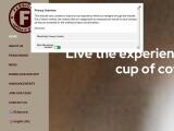 Fabricca Coffee n Bites Website Screenshot