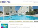 Kissos Hotel Website Screenshot