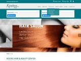 Kostas Hair Website Screenshot