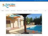 Peyia Villas Cyprus Website Screenshot