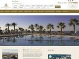 Adams Beach Hotel Website Screenshot