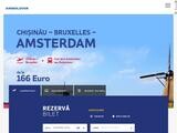 Moldavian Airlines Website Screenshot