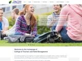 College Of Tourism Website Screenshot