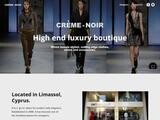 Creme Noir Website Screenshot