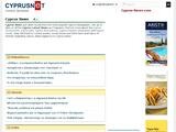 Cyprus News Website Screenshot