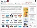 Cyprus Foods Website Screenshot