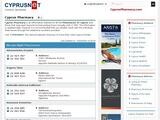 Cyprus Pharmacy Website Screenshot