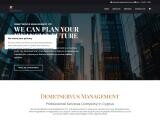 Demetservus Management Website Screenshot