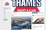 Thames Rent A Car Website Screenshot