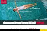 Cypria Maris Beach Hotel and Spa Website Screenshot