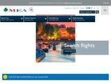Middle East Airlines Website Screenshot