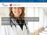 University of Nicosia Medical School Website Screenshot