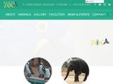 Pafos Zoo Website Screenshot