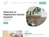 Paphos Vets Animal Hospital Website Screenshot