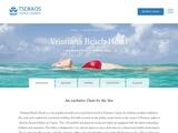 Vrissiana Beach Hotel Website Screenshot