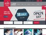 UCLan Cyprus Website Screenshot