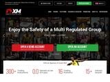 XM Website Screenshot