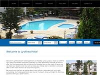 Lysithea Hotel Apartments Website Screenshot