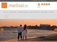 Melissi Beach Website Screenshot