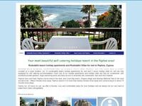 Rododafni Beach Apartments Website Screenshot